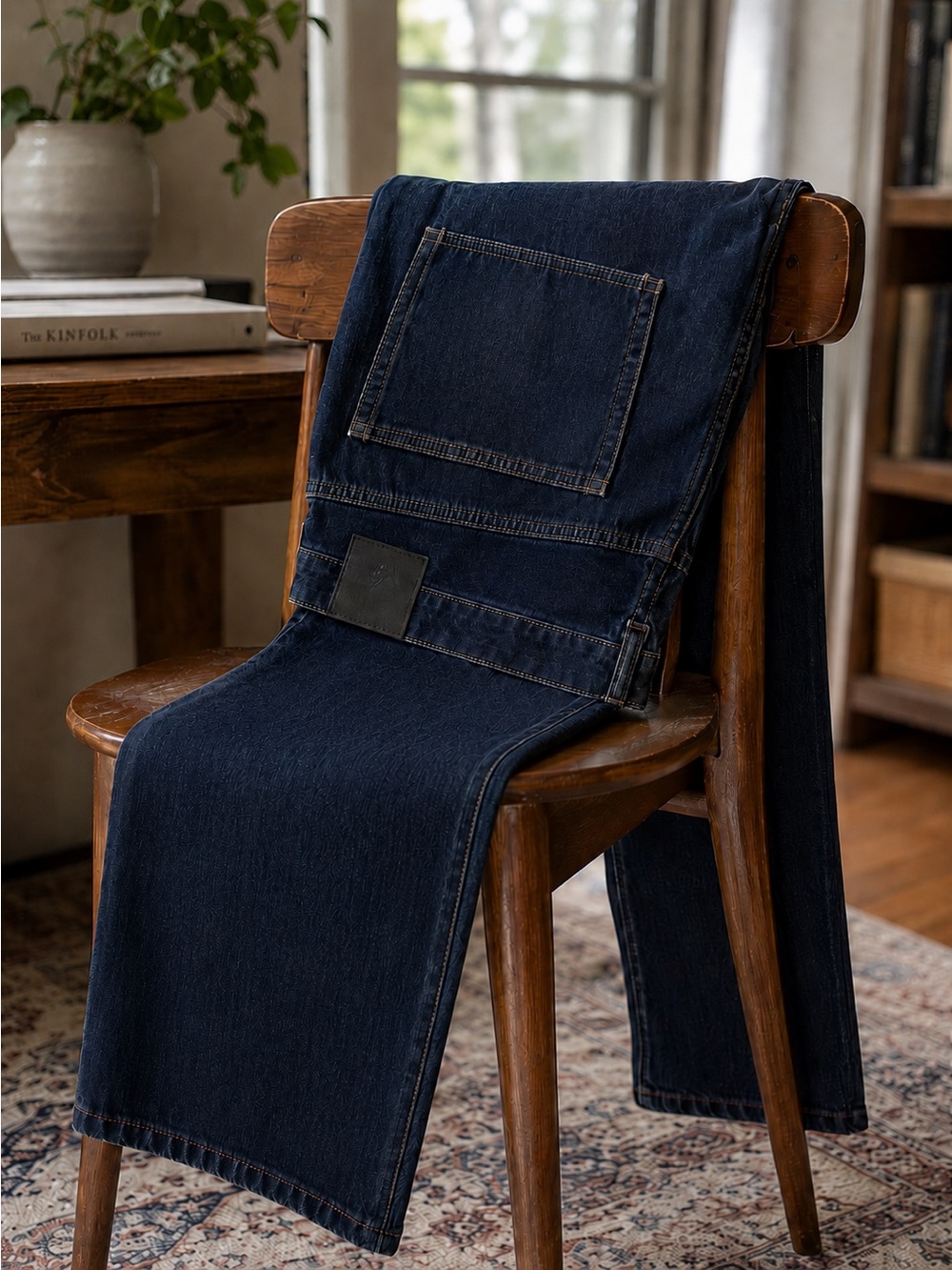 Tommy Bahama Dark Wash Relaxed Straight-Leg Jeans
